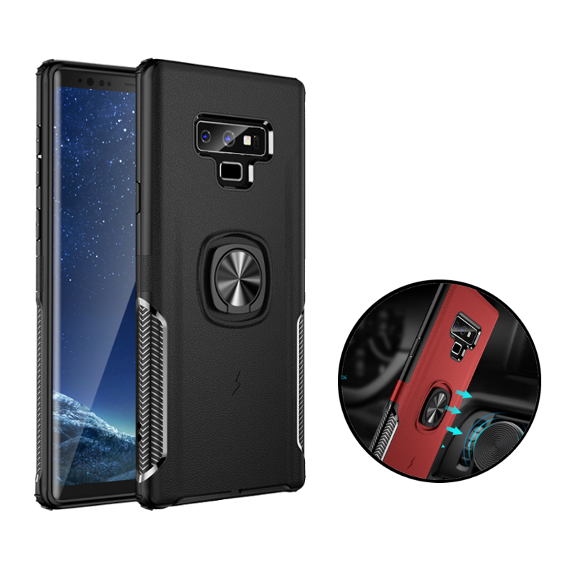 

Bakeey Protective Case For Samsung Galaxy Note 9/Note 8 Ring Grip Bracket Magnetic Adsorption Back Cover