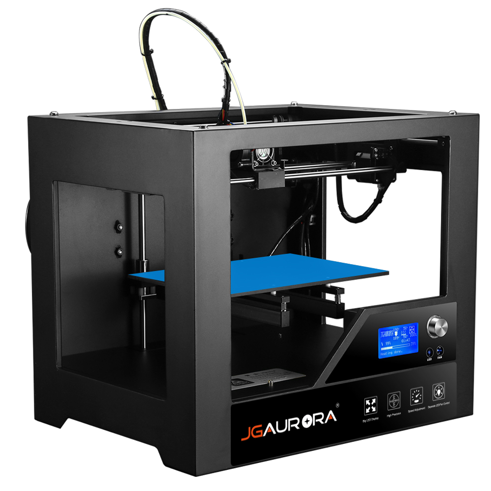 

JGAURORA® Z-63S 3D Printer 280*180*180mm Printing Size 1.75mm 0.4mm Nozzle With LCD screen Support Operation Interface in English