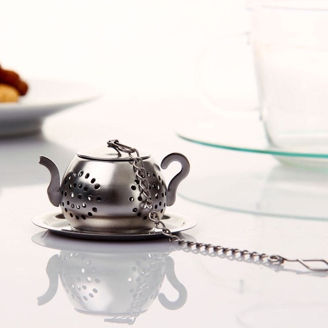 

Glass Teapot 304 Stainless Steel Tea Strainer Creative Tea Set Tea Set Black Tea Leak Tea Filter Flower Tea Filter