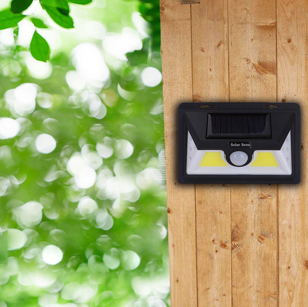 

5W Waterproof Solar Wall Light COB LED Emergency Outdoor Garden Yard PIR Motion Sensor Street Lamp