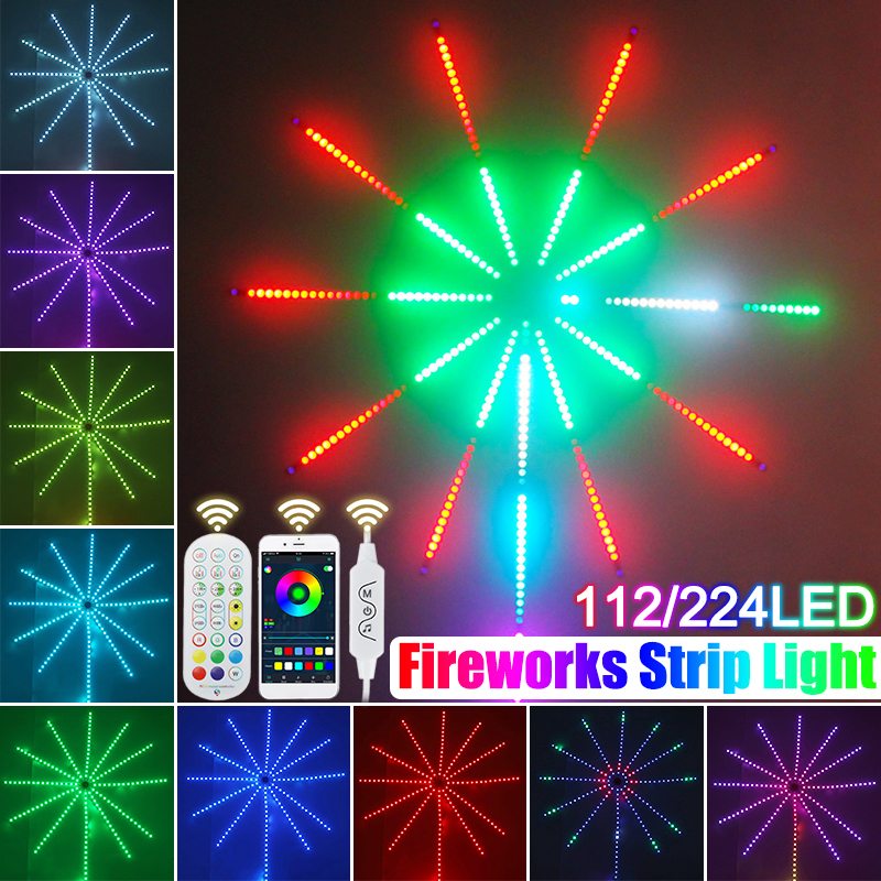Find Firework LED Strip Light Music Sound Sync Color Changing Home Party Xmas Decor for Sale on Gipsybee.com with cryptocurrencies