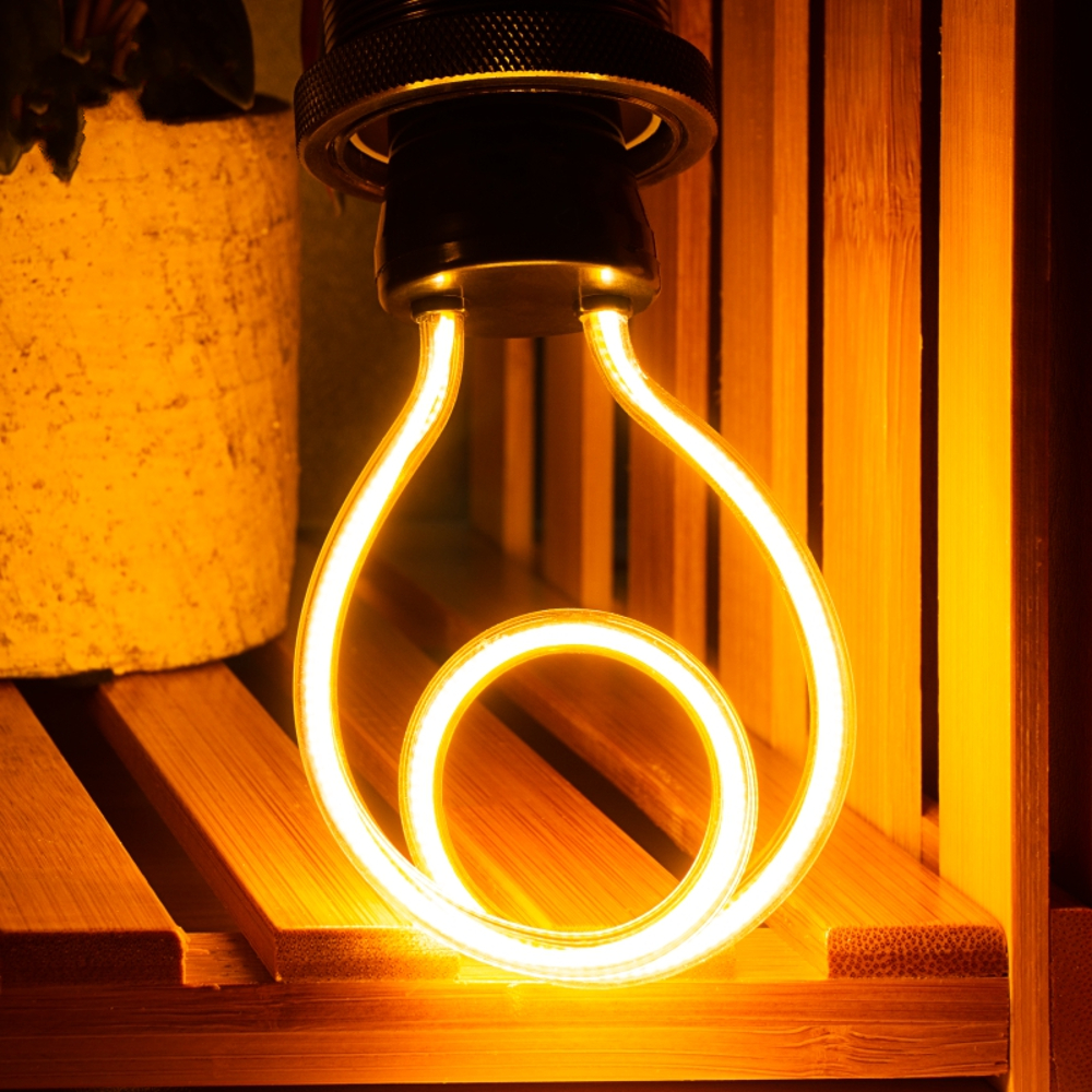 

4W JH-DO Retro Edison Unique Design LED Soft Filament Light Bulb for Indoor Home AC220-240V
