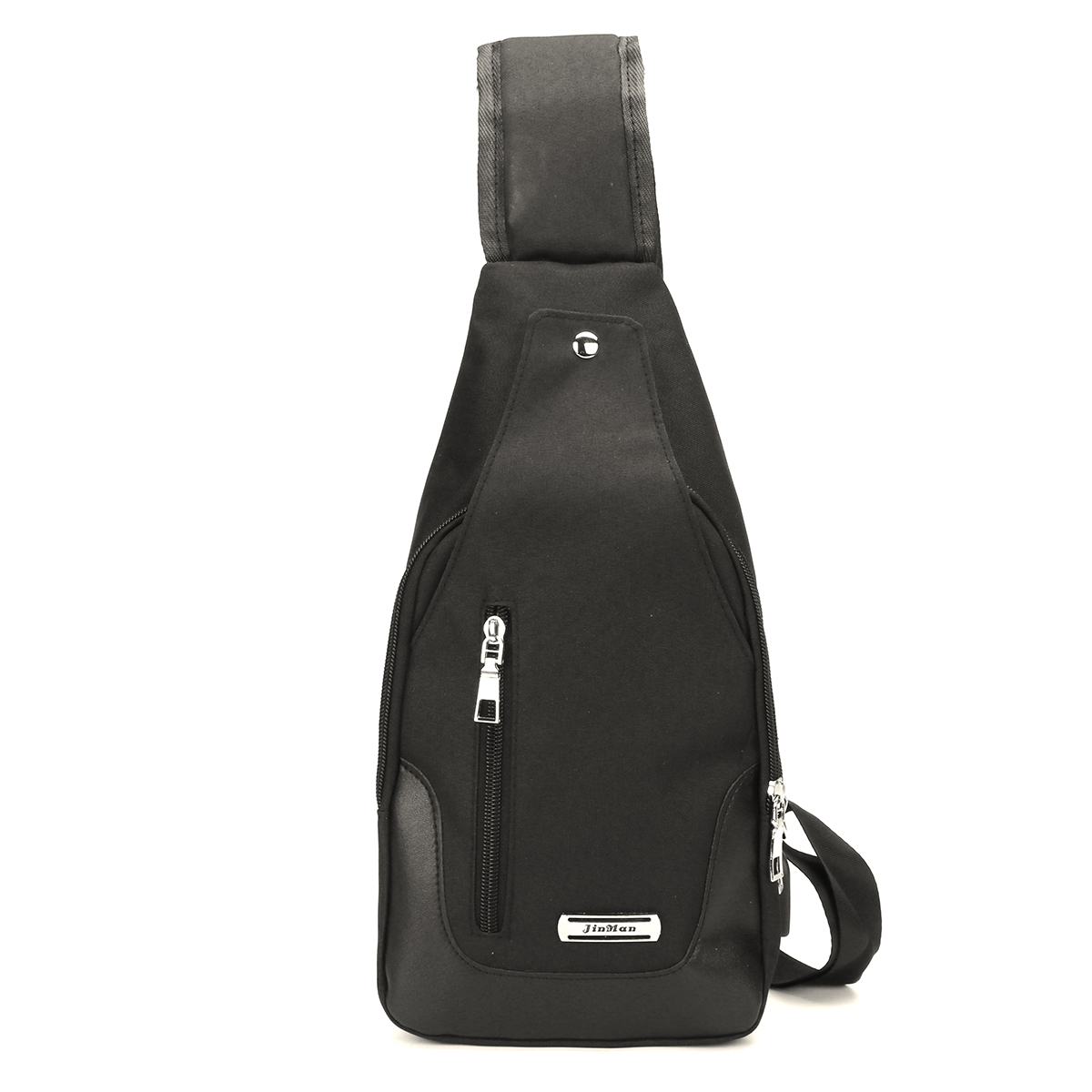 

Men USB Anti-theft Chest Bag Crossbody Messenger Shoulder Backpack Sling Pack Sports Travel