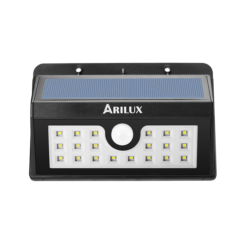 

ARILUX® PL-SL 02 Wireless Solar Powered 20 LED Waterproof PIR Motion Sensor Outdoor Wall Light