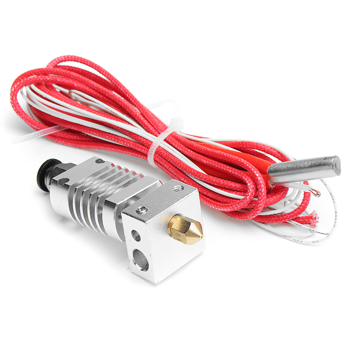 

V6 1.75mm All Metal J-Head Hotend Remote Extruder Kit with Heating tube for CR10 3D Printer