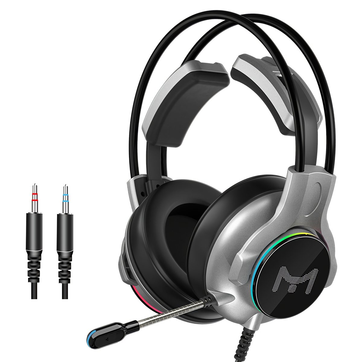 Find Heir Audio X10 Gaming Headset 7 1 Channel USB / Dual 3 5mm Wired LED Gaming Headset Bass Stereo Sound Headphone Earphones with Mic for PS4 Computer PC Gamer for Sale on Gipsybee.com with cryptocurrencies