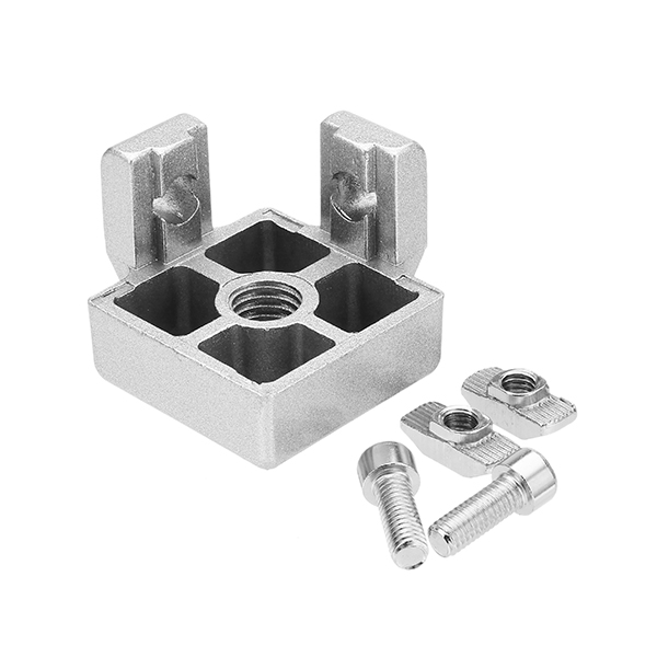 Machifit Aluminum Profile Fixed Bracket Foot Connector with T Nut and Screw for 4040 Aluminum Profil