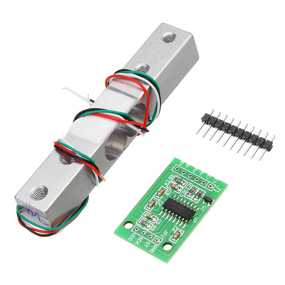 

HX711 24bit AD Module + 1kg Aluminum Alloy Scale Weighing Sensor Load Cell Kit For Arduino