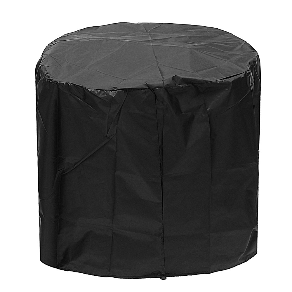 

71x53cm Round Fire Pit Cover Waterproof UV Patio Grill BBQ Outdoor Protector Cover