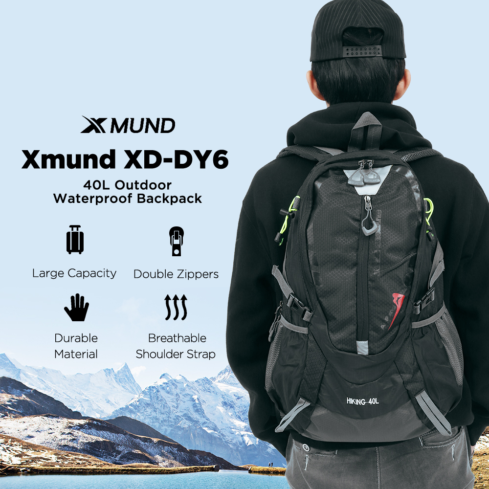 תיק גב 40 ליטר Xmund XD-DY6 – בשישה צבעים לבחירה