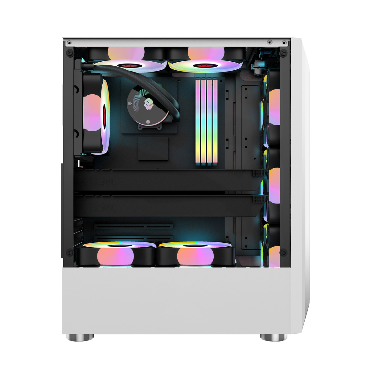 Find GAMEKM Computer Case Mid Tower ATX/M ATX/ITX Acrylic Side Panel RGB Gaming Computer PC Case USB 3 0/USB 2 0/HDD/SSD for Desktop PC Computer for Sale on Gipsybee.com with cryptocurrencies