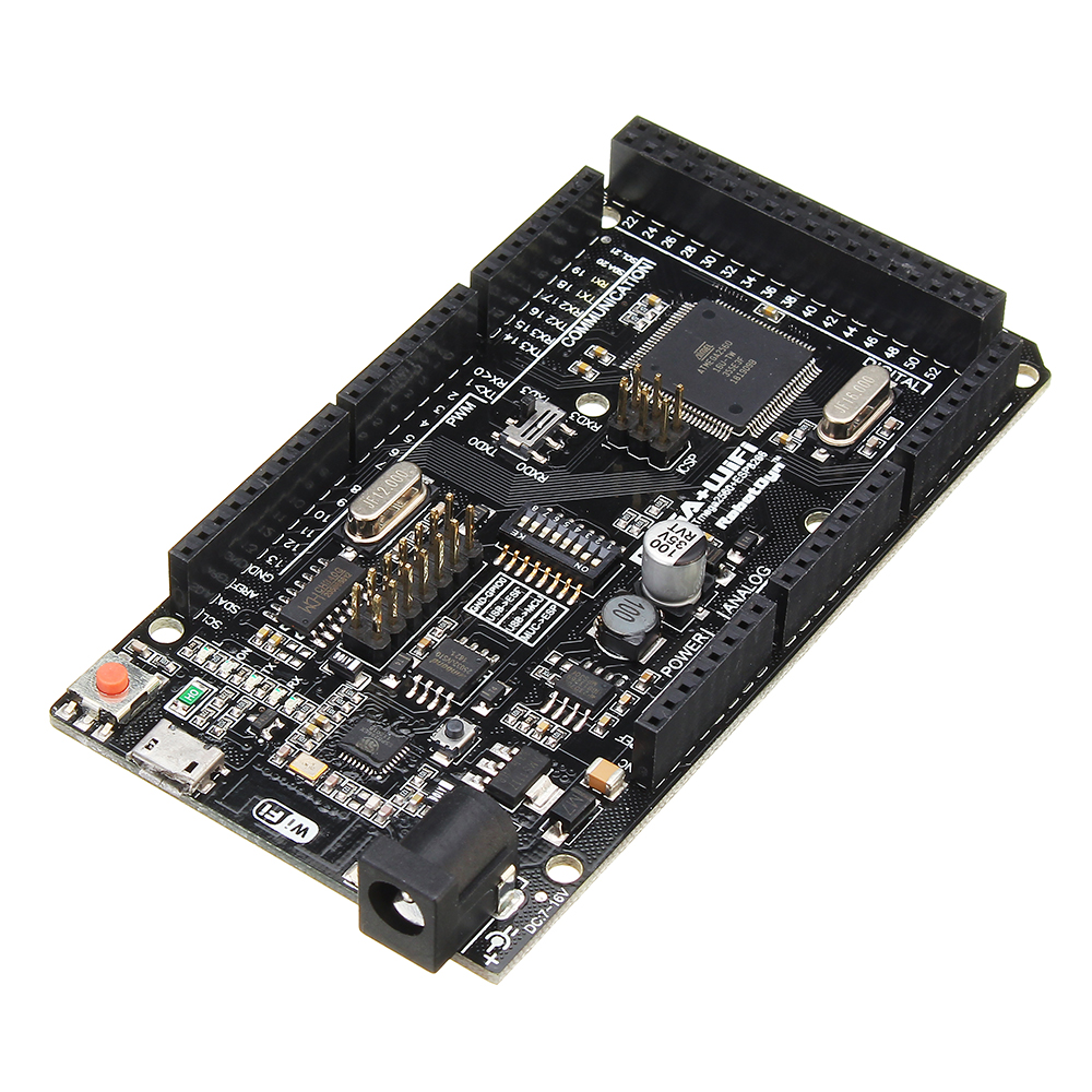 

Robotdyn Mega +WiFi R3 ATmega2560+ESP8266 32Mb USB-TTL CH340G Development Board For Arduino
