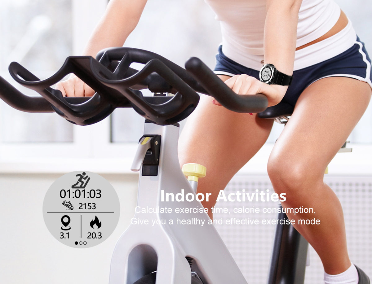 Newwear Q6 1.0inch GPS Compass Heart Rate Monitor Sports Mode Fitness Tracker bluetooth Smart Watch 23