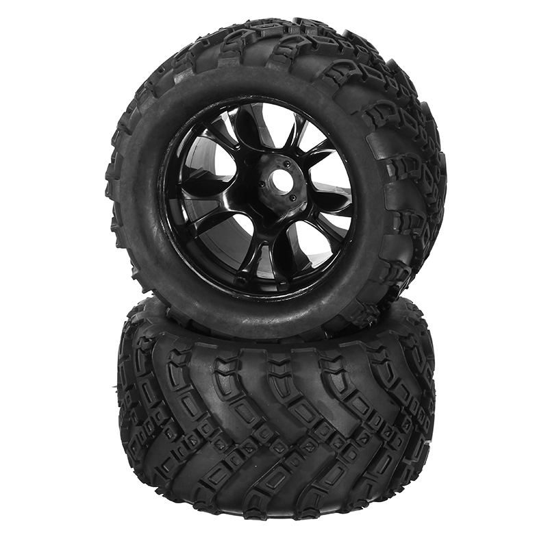 

DHK Hobby 8384-001 Wheel Tire Tyre Rim Complete 2pcs 1/8 8384 Zombie 8E RC Car Part