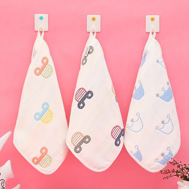 

Baby Gauze Towel Cotton Child Wipes Face 6 Layer Hand Towel Square Towel Absorbent Baby Towel Wash Face Towel