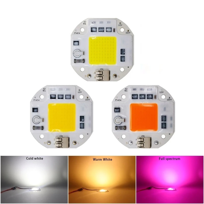 Find AC110V/220V COB LED Chip For Grow Light Full Spectrum 380 780nm Plant Seedling Flower for Sale on Gipsybee.com with cryptocurrencies