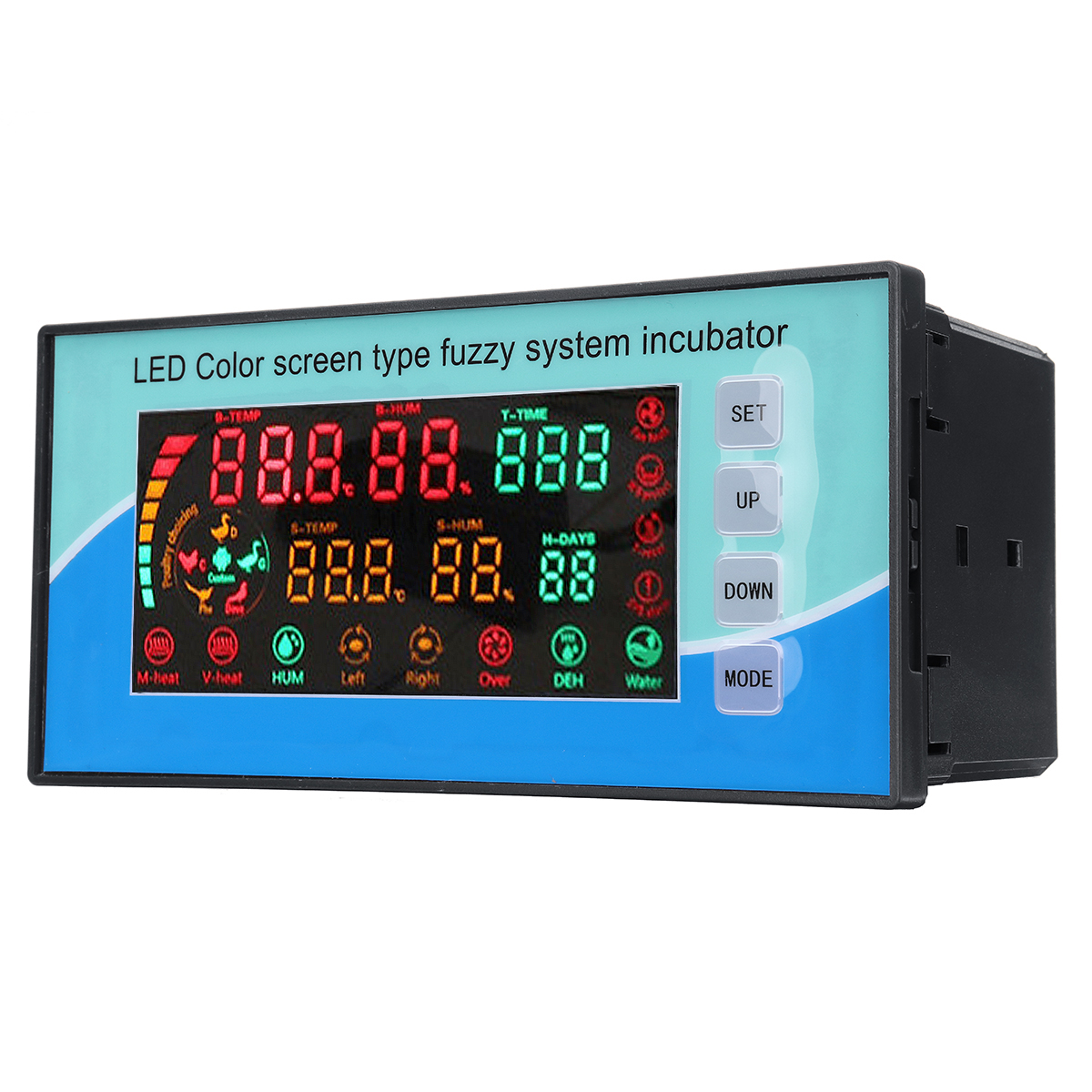 

220V LCD Automatic Incubator Controller Egg Hatcher Temperature Controller With Humidity Sensor Probe