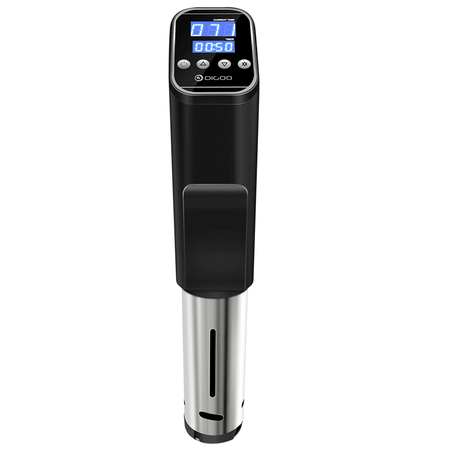 

Digoo DG-SV10 Sous Vide Cooker Digital Accurate Temperature Control LED Touch Screen Screen Display Thermal Immersion Circulator Slow Cooker With Adjustable Clamp