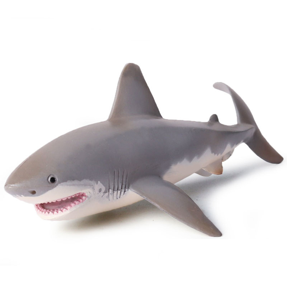 

ПВХ Белая акула Модели Игрушки Ocean Sea Sealife Животная фигура Дети Дети Подарок