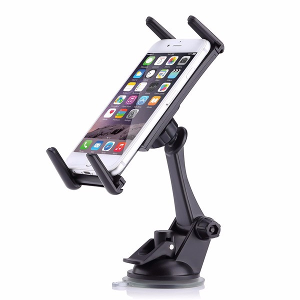 

Universal Phone Stand Car Center Console Sucker Holder Mount for under 9 inch Smartphone Tablet