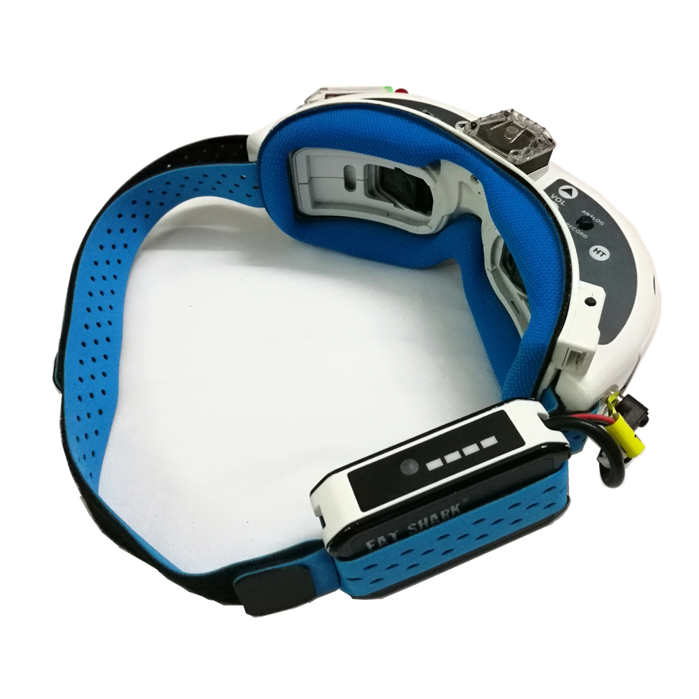 URUAV Fatshark FPV Goggles Head Strap With Faceplate Sponge Magic Sticking Tape For FPV RC Drone 106