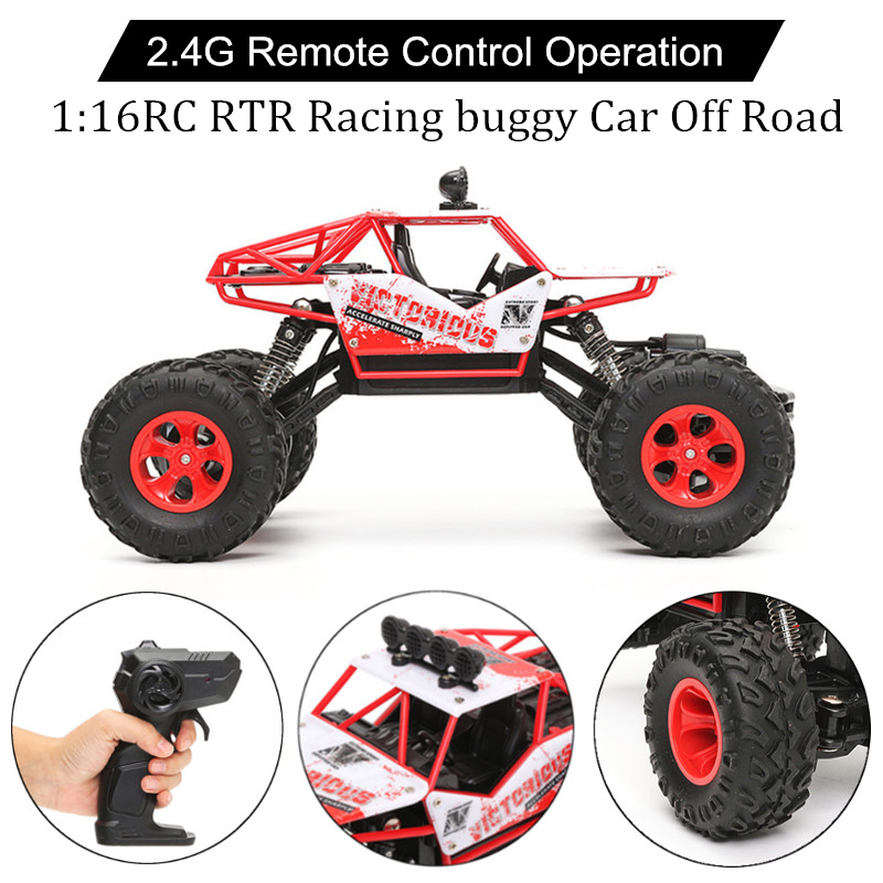 1/16 2.4G 4WD Радио Быстрый Дистанционное Управление RC RTR Racing Buggy Crawler Авто Off Road 