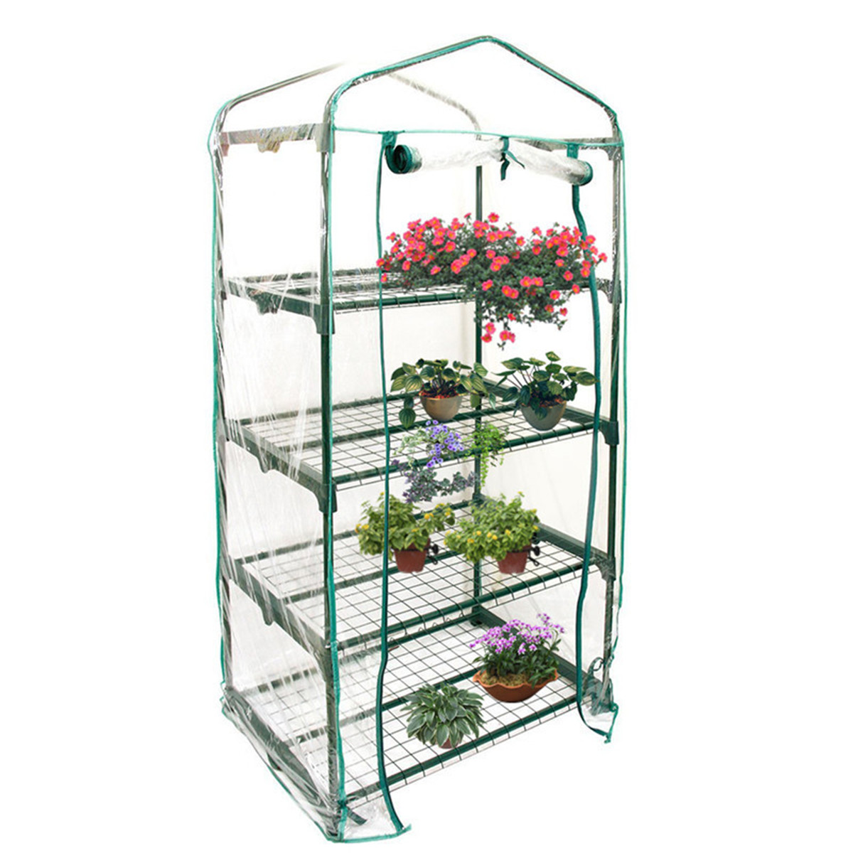 

69×49×160cm Garden Green House Mini Portable Outdoor Warm Greenhouse Cover Flower Plants Gardening