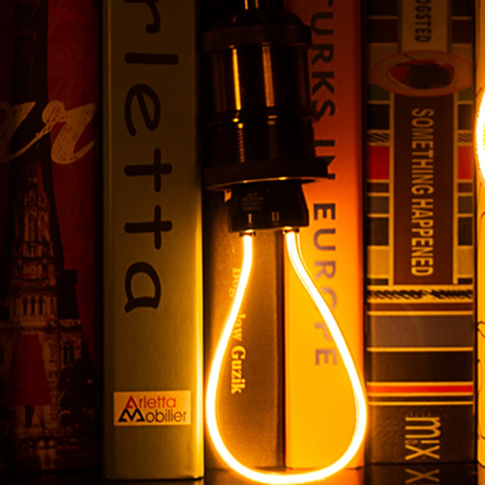 

AC220-240V E27 4W JH-P Vintage Edison Antique Soft LED Filament Light Bulb Novelty Lamp for Indoor