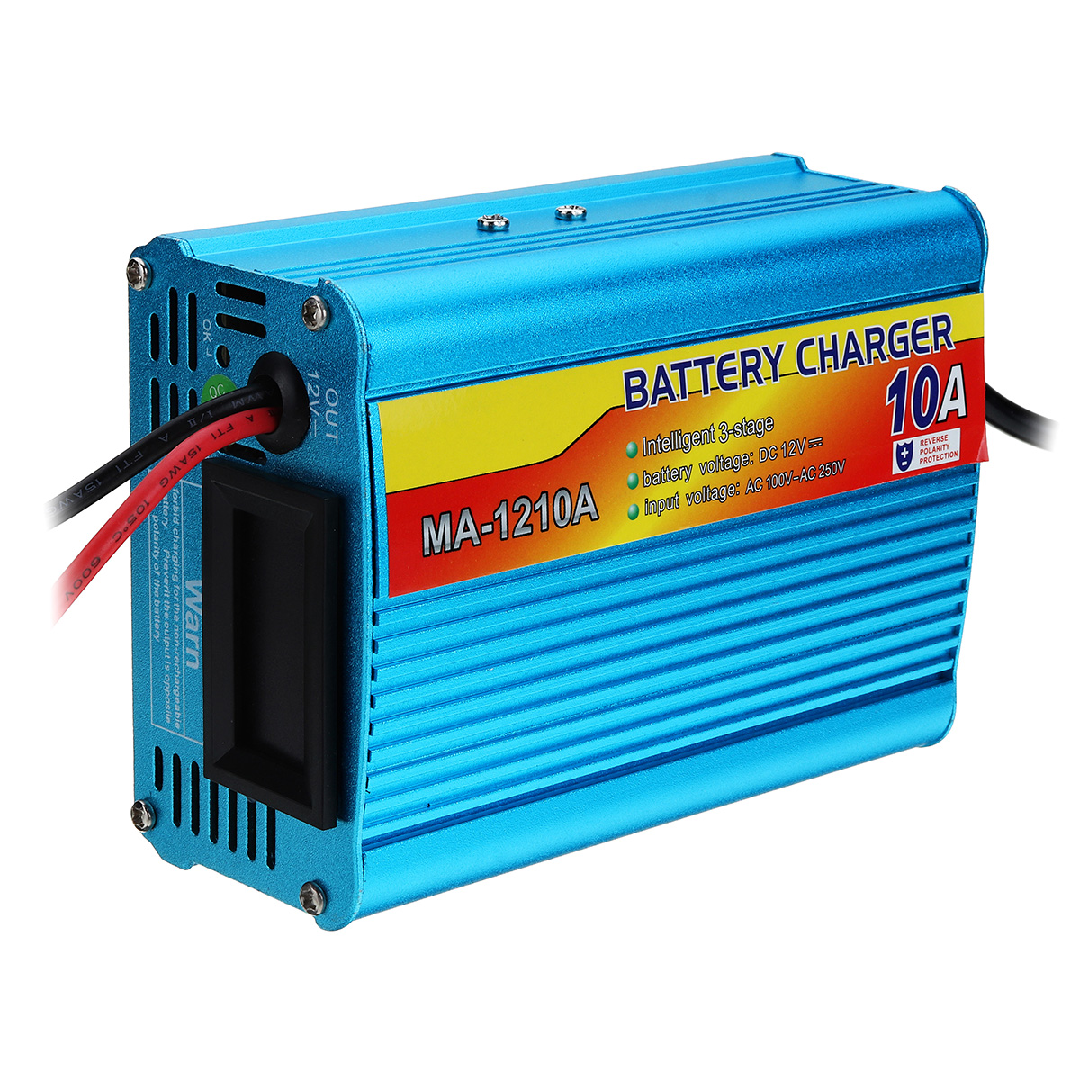 

220VAC 10A Батарея Зарядное устройство 12V LCD Полностью автоматическое Батарея Зарядное устройство Быстрая зарядка