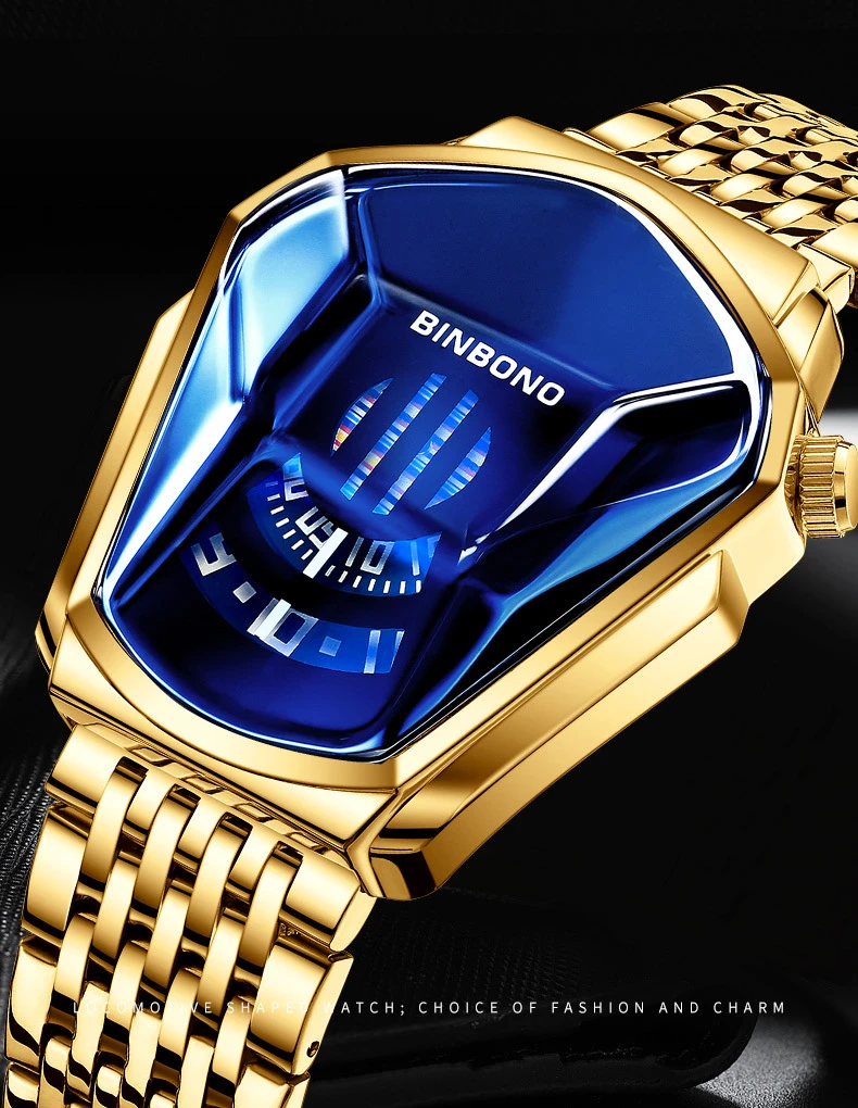 BINBONO Diamond Style Quartz Watch 6