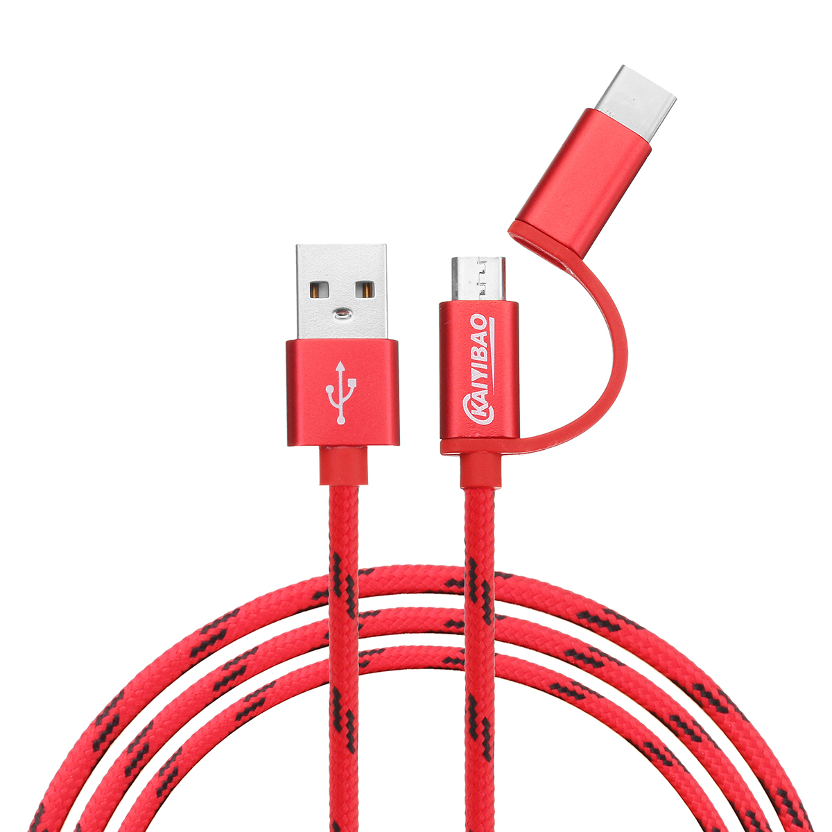 

Bakeey 2.1A 2in1 Micro Type C USB USB-кабель для зарядки 1 м для Samsung S8 S7 S6 Xiaomi 6 Redmi