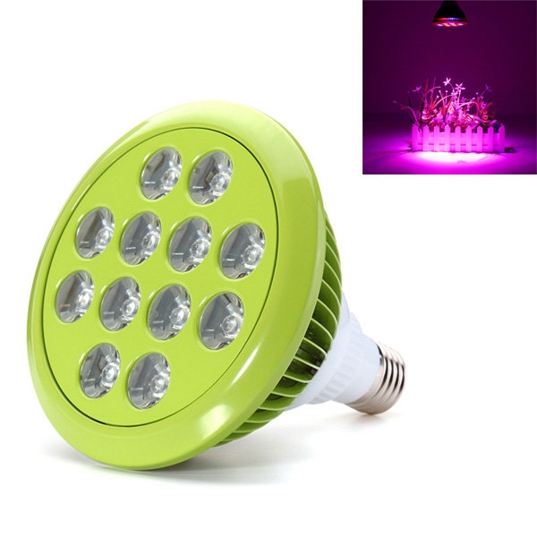 

12W/24W E27 LED Plant Veg Hydroponic Full Spectrum Grow Light Lamp Bulb Indoor