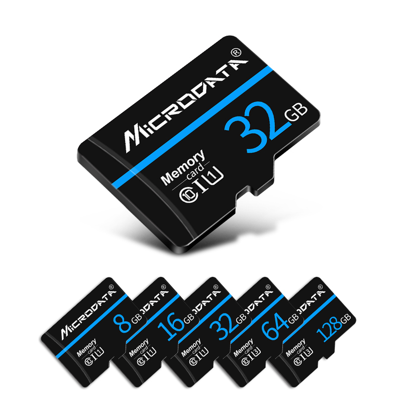 MicroData 8 ГБ 16GB 32GB 64GB 128 ГБ Класс 10 V30 Высокоскоростная макс. 80 Мб / с TF Карта памяти с адаптером карты для мобильного телефона Xiaomi Redmi Note 8 Note 8 Pro Пл