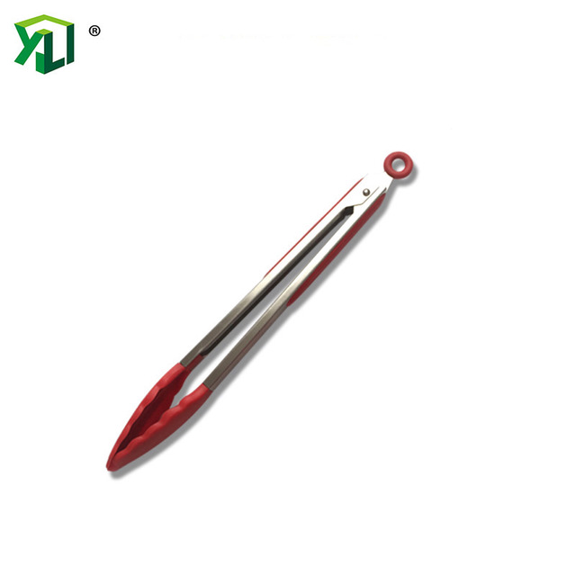 

Food Clip Barbecue Clip Kitchen Barbecue Tool Food Clip Bread Clip Stainless Steel Red Soft Plastic Food Clip