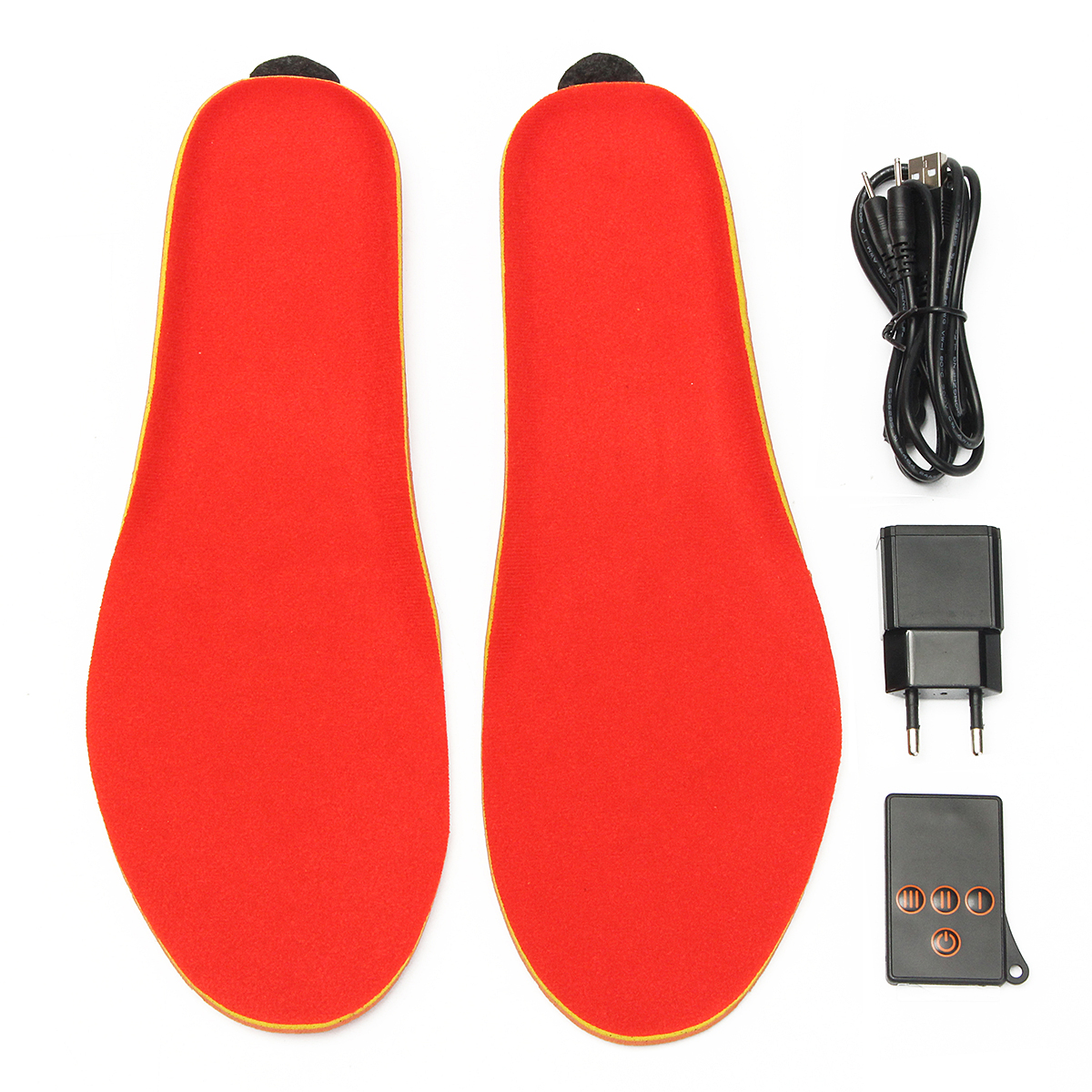 

Remote Rechargeable Shoe Boot Foot Infrared Foot Warmer Thermal Insoles Heated Pads