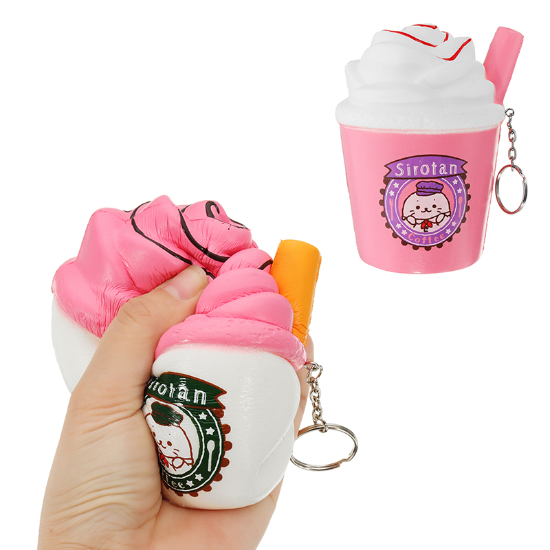 

Мороженое Чай Кубок Squishy kawaii Squeeze Toy 10cm Sweet Slow Rising для девочек
