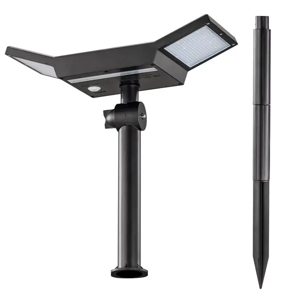 ARILUX® 20 LED White Light Sensor Solar Light Outdoor Waterproof Stake Light 