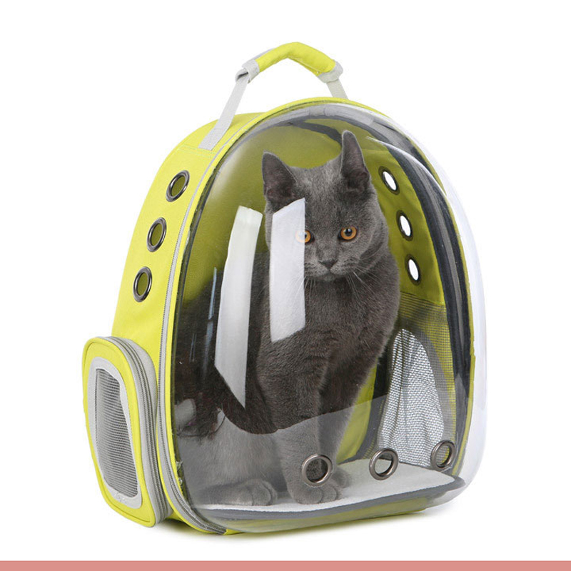 Dog Cat Transparent Space Capsule Breathable Shoulder Bag Pet Outside Travel Portable Carry Backpack 19