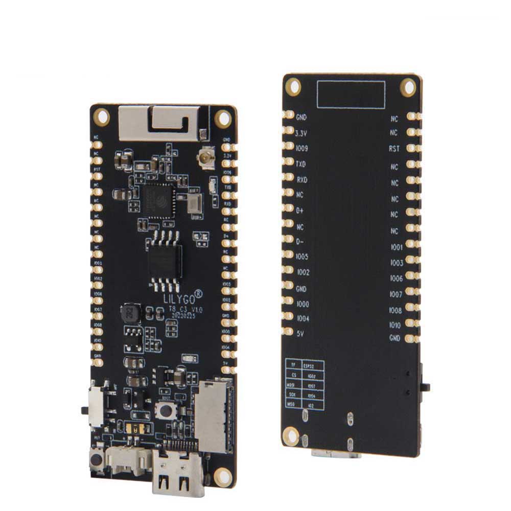 Find LILYGO T8 C3 ESP32 C3 Development Board Wifi Bluetooth V5 0 Wireless Module Supports TF with 3D Antenna for Sale on Gipsybee.com with cryptocurrencies