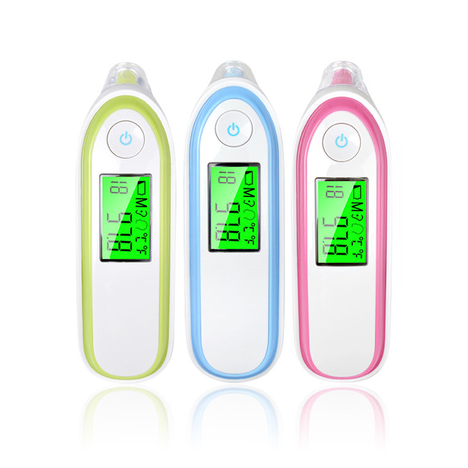 

LCD Digital Infrared Baby Thermometer Non-contact Ear & Forehead Laser Body Temperature Baby Adult Medical Fever Thermometer