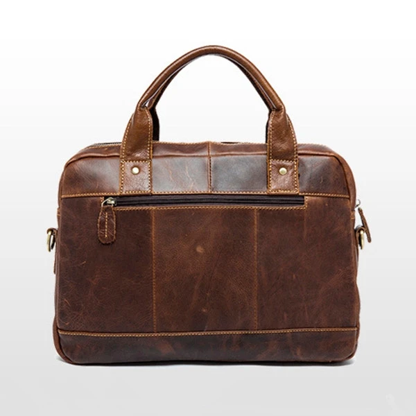 Genuine Leather Vintage 14 Inches Laptop Bag