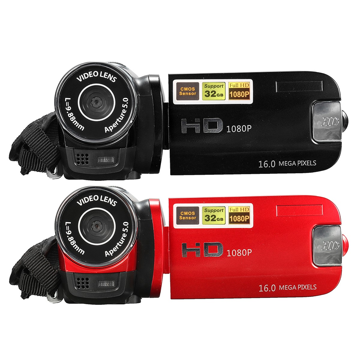 

16MP 16X Zoom 2.7 дюймов HD 1080P LCD Цифровое видео камера Видеокамера DV Сенсорный экран