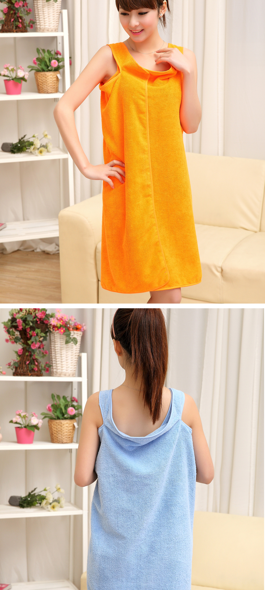 Gift for mothers, mom, women, men, Microfiber Soft Plush Highly Absorbent Wearable Bath Towel (US Stock)