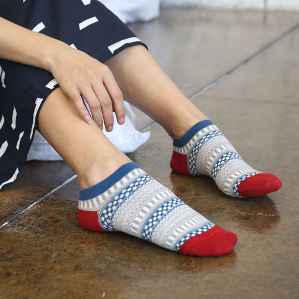

Women Vintage Folk-Custom Breathable Cotton Ankle Socks