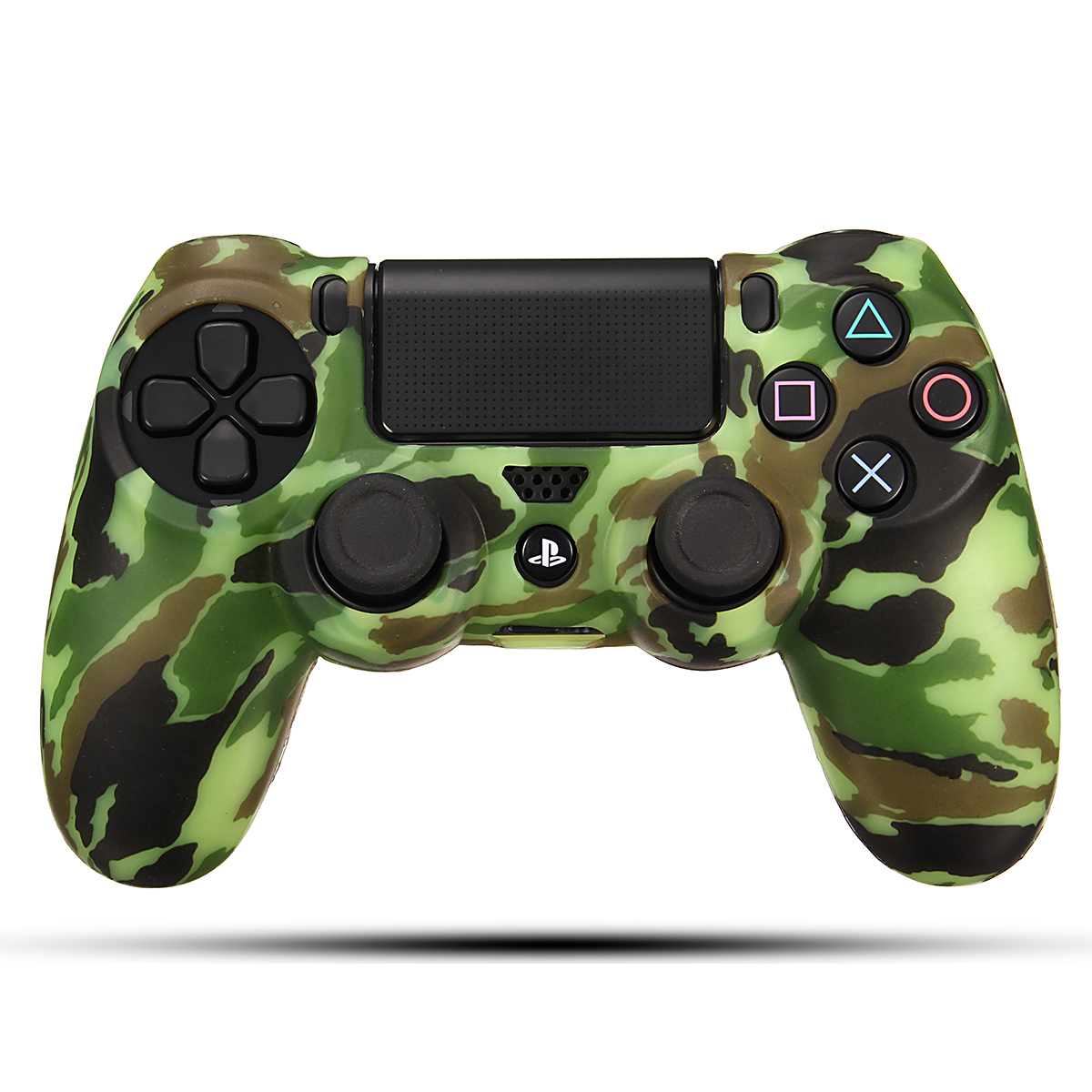 Durable Decal Camouflage Grip Cover Case Silicone Rubber Soft Skin Protector for Playstation 4 for Dualshock 4 Gamepad 21