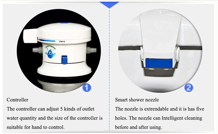 HESHE Bathroom Smart Toilet Seat Bidet Intelligent Toilet Flushing Sanitary Device