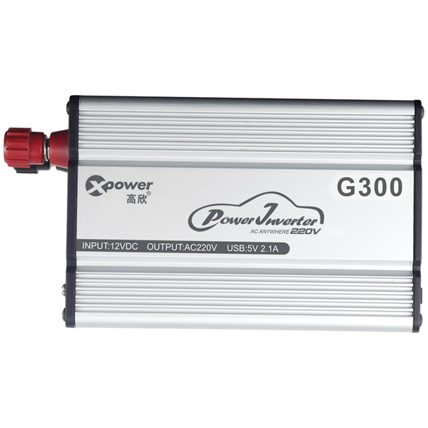 

G300 Авто Зарядное устройство инвертора USB 2.1A AC 220V 300W