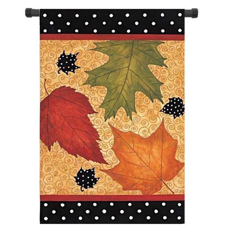 

28"x40" 12.5"x18" Falling Leaves Autumn Welcome Garden Flag Yard Banner Decorations