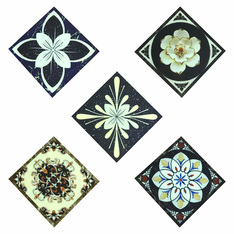 

10Pcs/set Noctilucent Floor Tile Diagonal Sticker Self Adhesive Decals Wall Decor Waterproof PVC