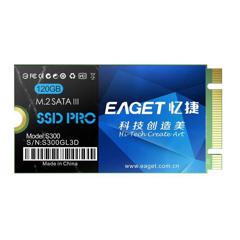 

EAGET S300 120 ГБ Внутренний твердотельный накопитель SSD M.2 SATA 3.0 Жесткий диск NGFF